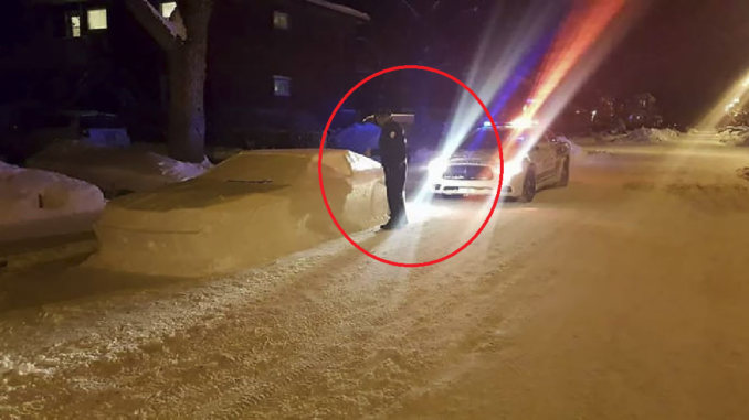 snø-bil-politimann-bøtelegger-bot-humor-eavisa