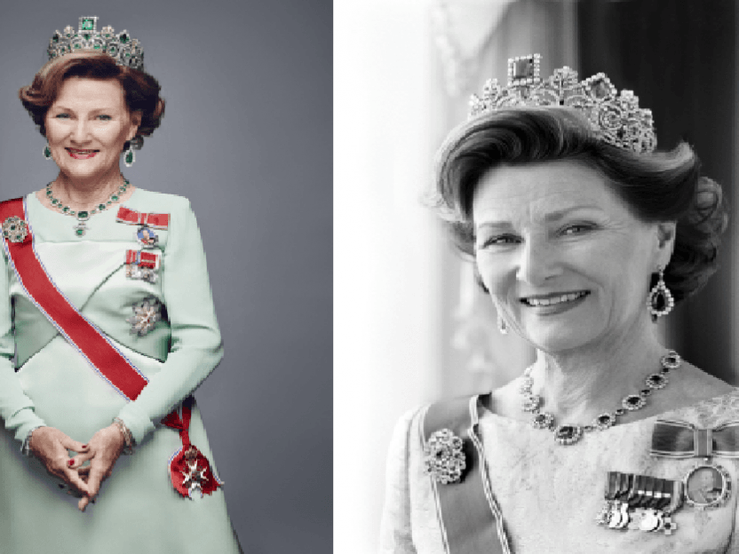 Dronning Sonja blir 181 år idag og er med det altså ...